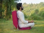 Floor Chair | ফ্লোর চেয়ার | Meditation Chair | Fishing Chair | Portable Folding Chair - Image 3